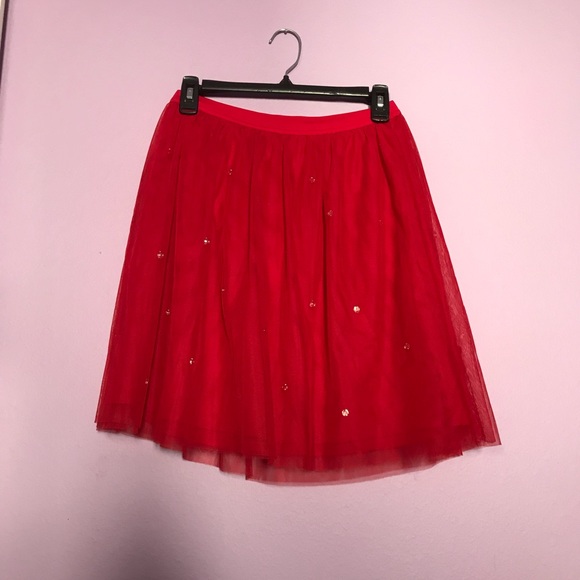 Circo Christmas red tulle skirt - Picture 2 of 3